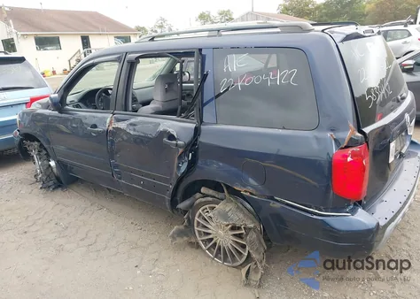 2004 Honda Pilot Ex из США, поврежденный, VIN 2HKYF18444H514487